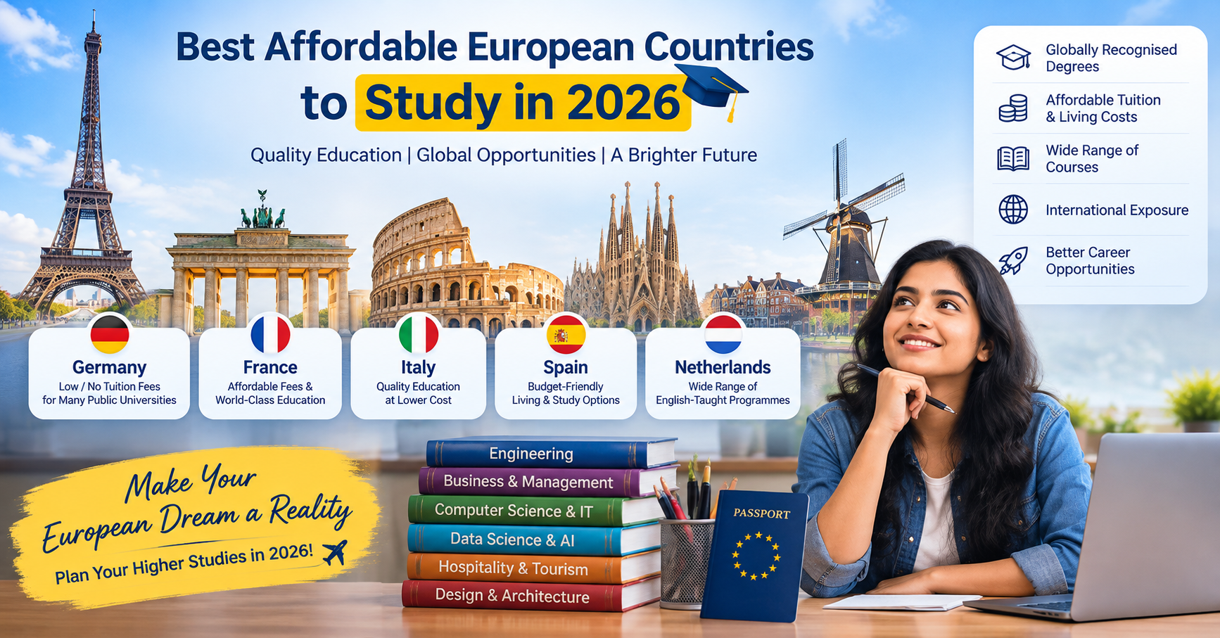 Best Affordable European Countries to Study in 2026